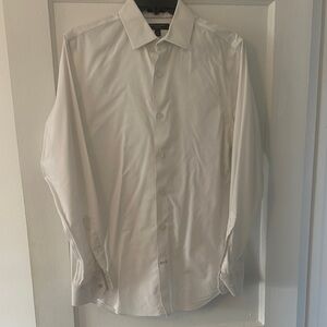 Banana Republic Men's White Dress Shirt